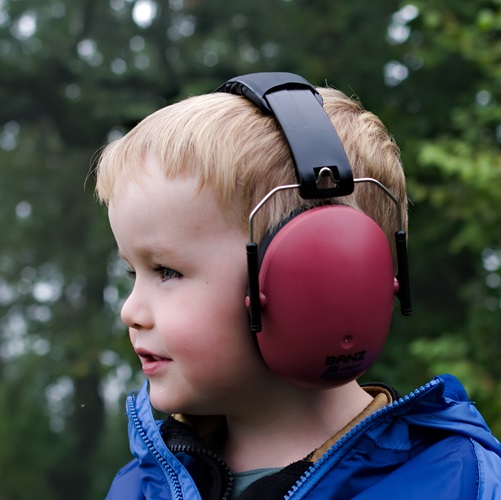 Ausu aizsargi bērniem Banz Kidz Earmuffs Maroon