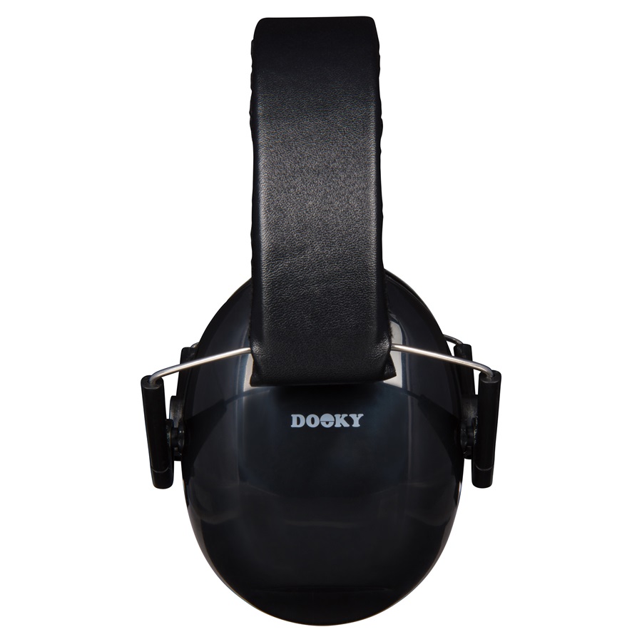 Bērnu ausu aizsargi Dooky Junior Ear Protection Black