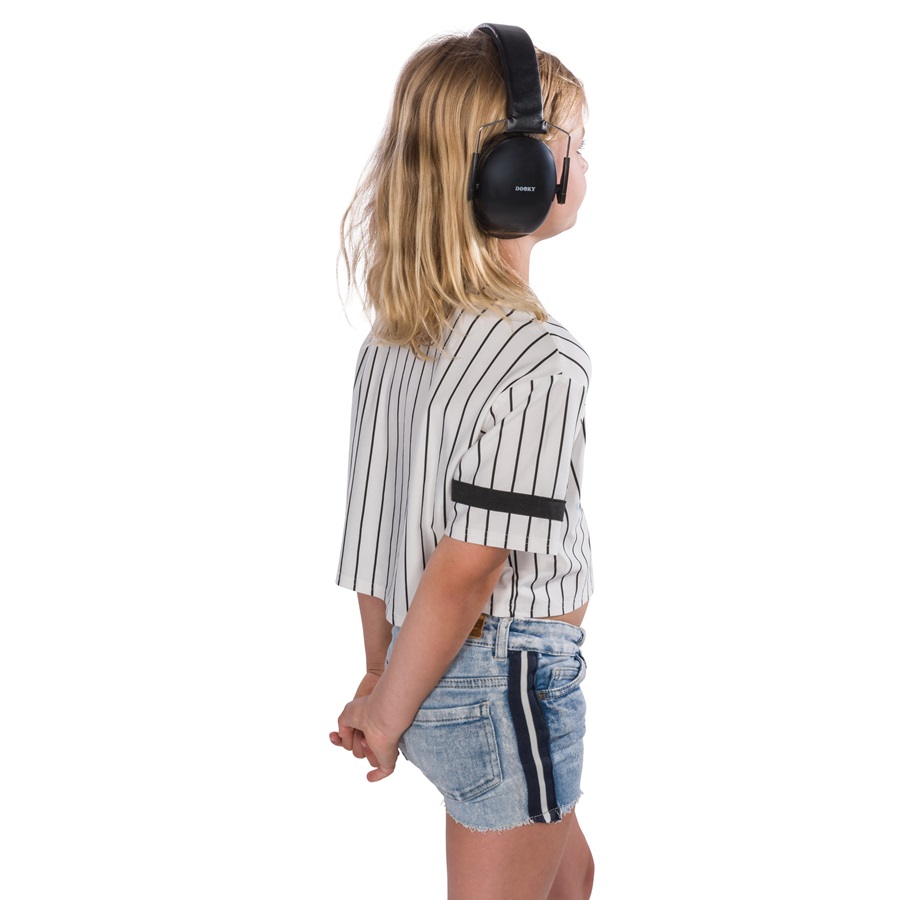 Bērnu ausu aizsargi Dooky Junior Ear Protection Black
