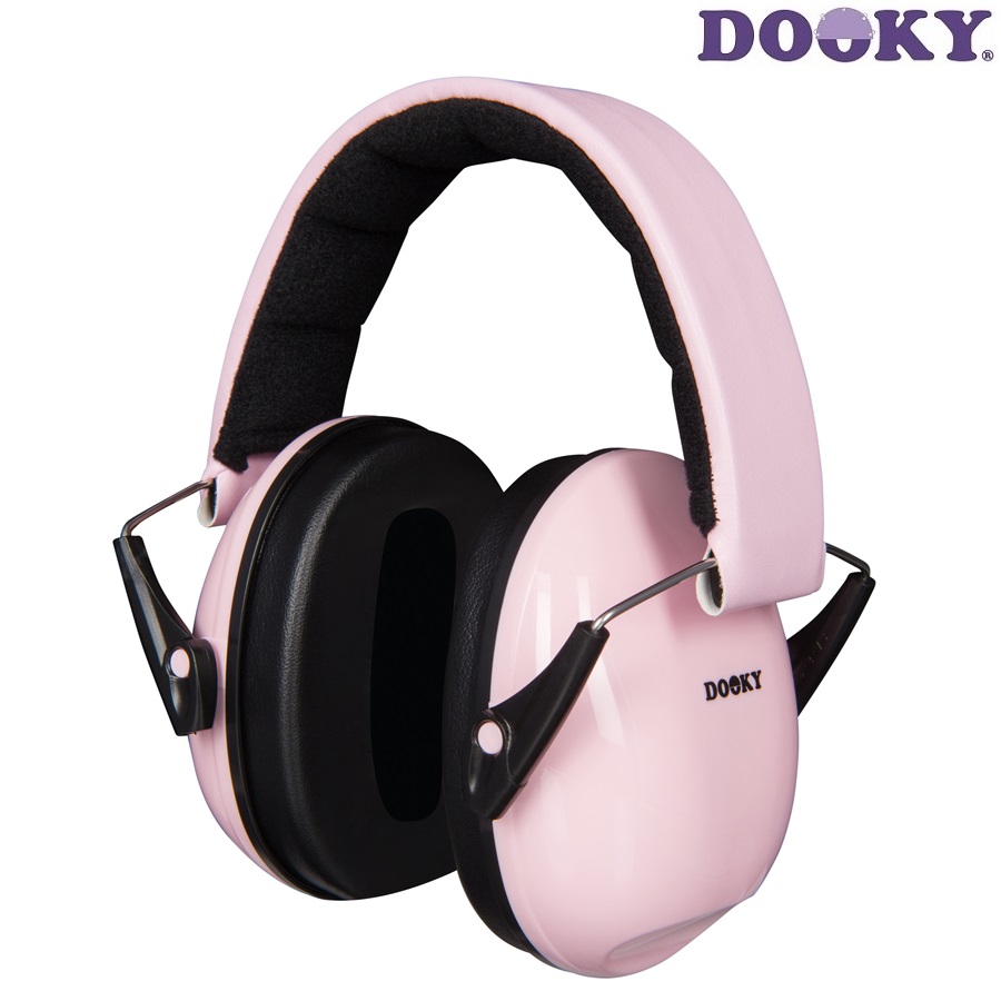 Bērnu ausu aizsargi Dooky Junior Ear Protection Pink