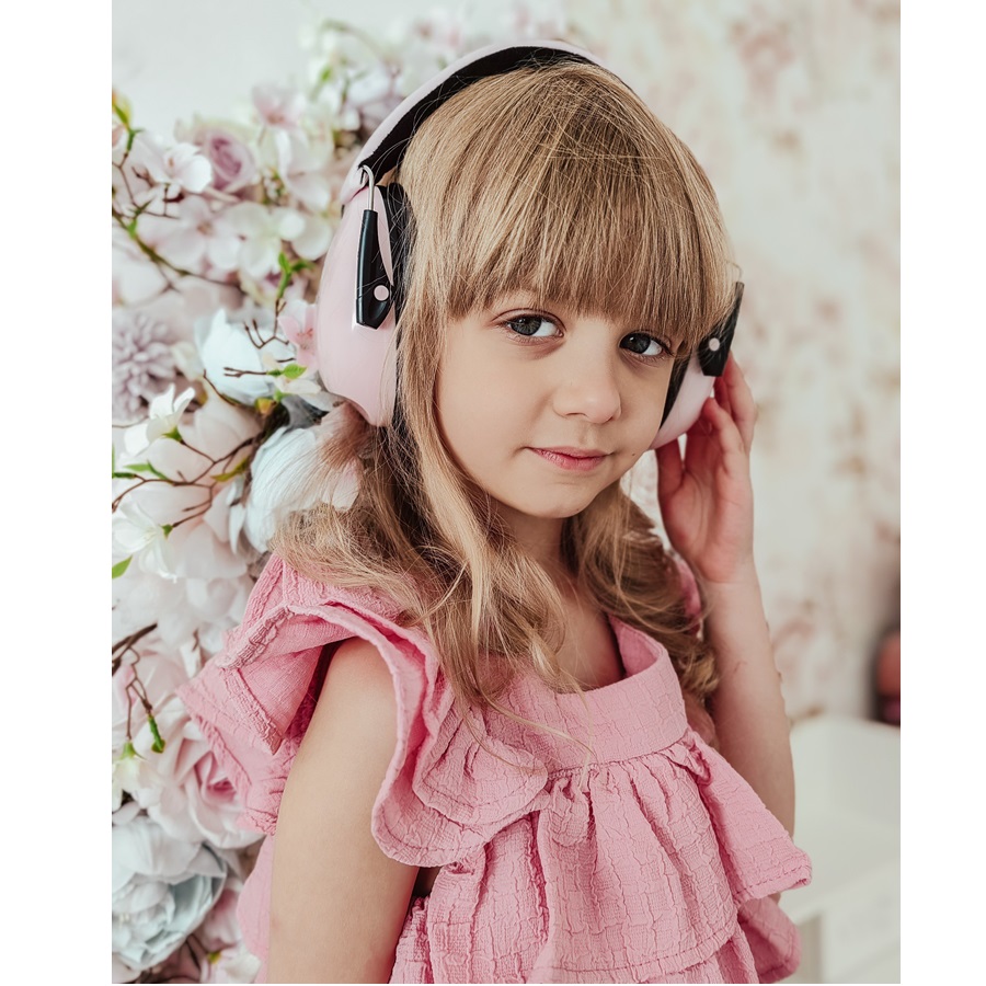 Bērnu ausu aizsargi Dooky Junior Ear Protection Pink