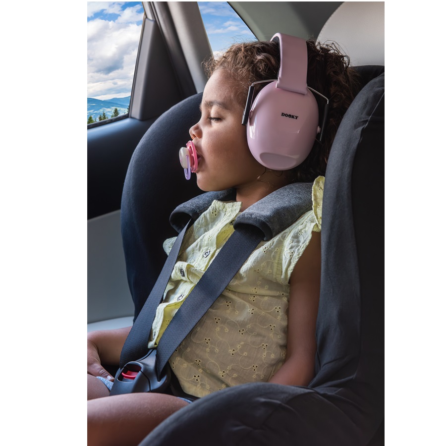 Bērnu ausu aizsargi Dooky Junior Ear Protection Pink