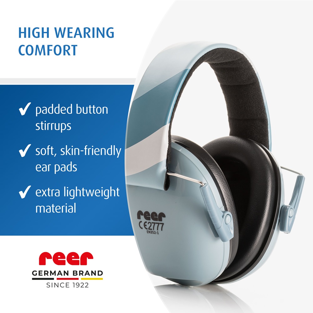 Bērnu ausu aizsargi Reer SilentGuard Kids Light Blue