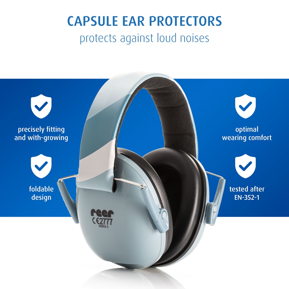 Bērnu ausu aizsargi Reer SilentGuard Kids Light Blue