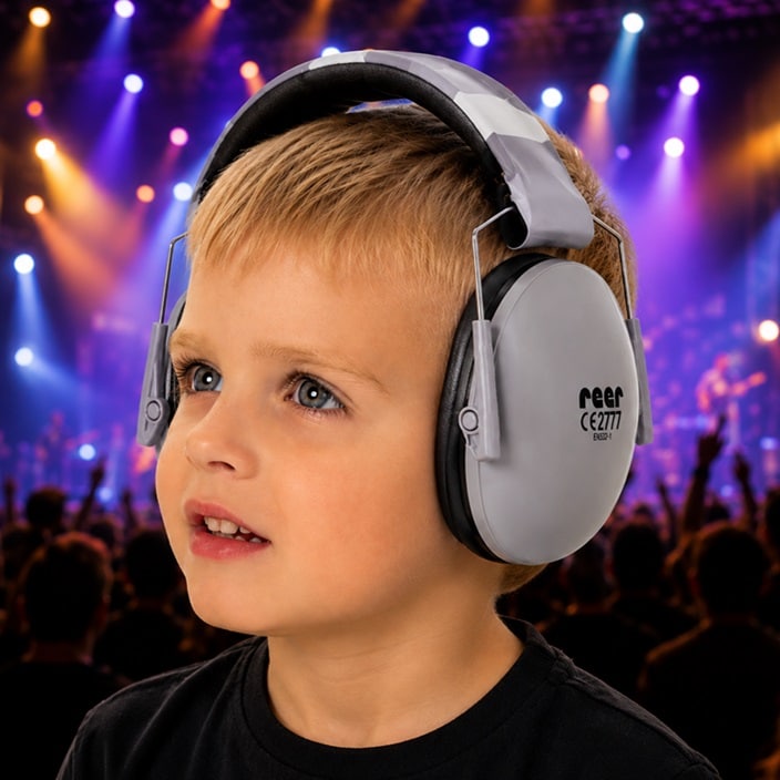Bērnu ausu aizsargi Reer SilentGuard Grey