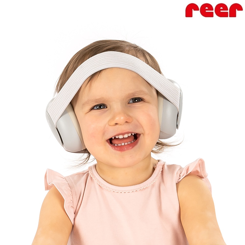 Bērnu ausu aizsargi Reer SilentGuard Baby Grey