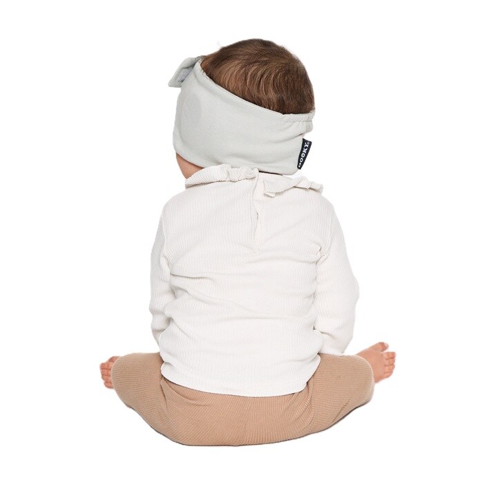 Dzirdes aizsargi zīdaiņiem - Dooky Headband Grey