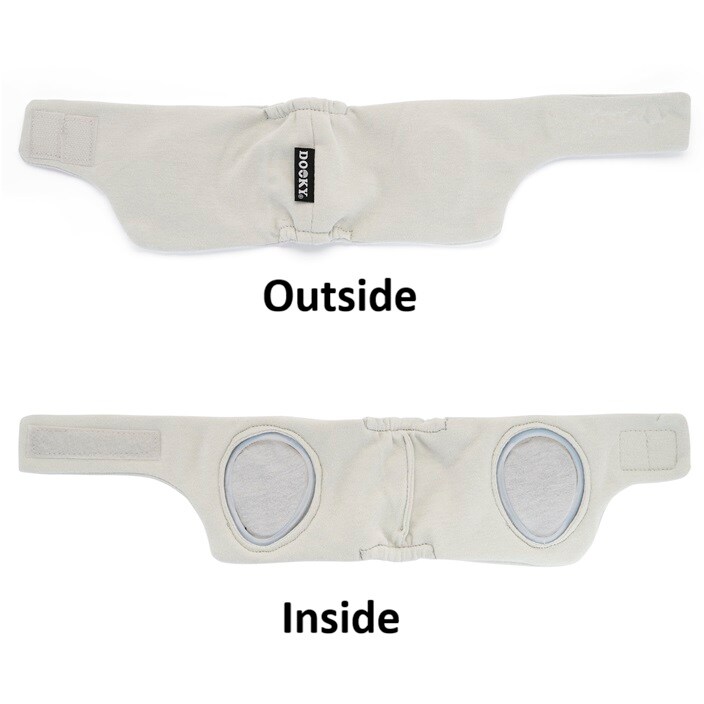 Dzirdes aizsargi zīdaiņiem - Dooky Headband Grey