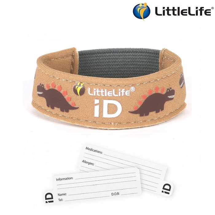 Bērnu iD rokassprādze - LittleLife Dino