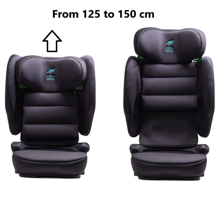 Salokāms autokrēsliņš - Urban Kanga Wallaroo Grey