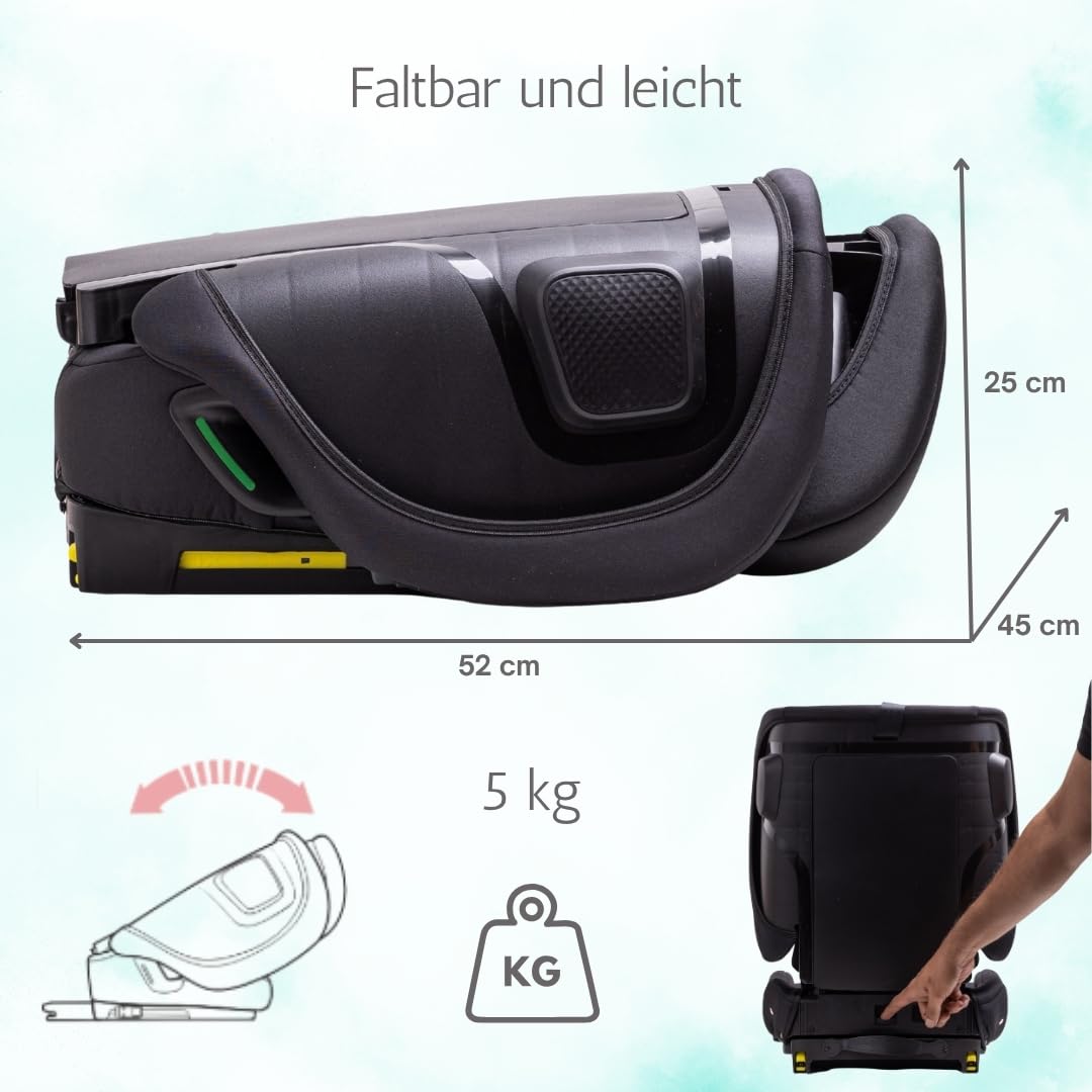 Salokāms autokrēsliņš - Urban Kanga Wallaroo Grey