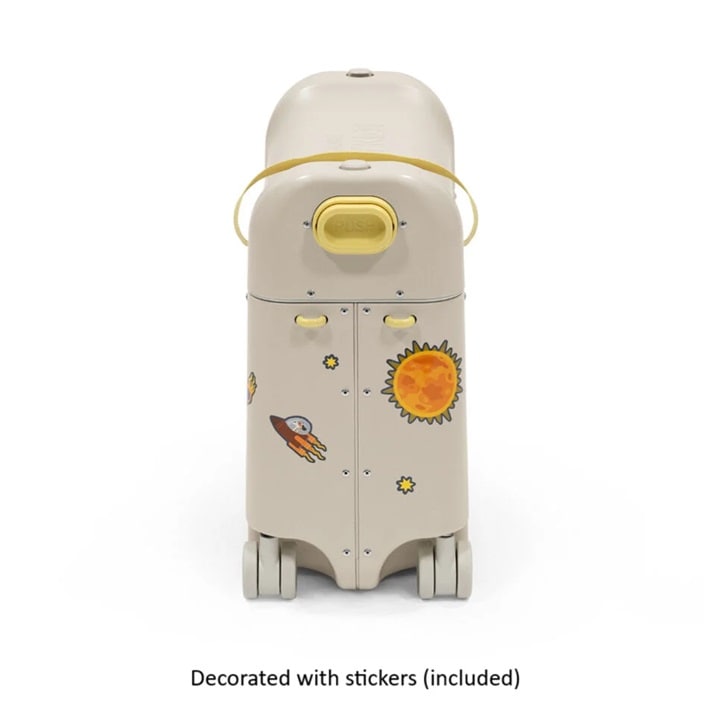 Braucams ceļojumu koferis – Stokke JetKids BedBox Moonglow White