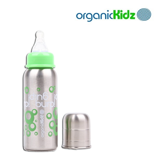 Nerūsējošā bērnu pudelīte - OrganicKidz Burpy