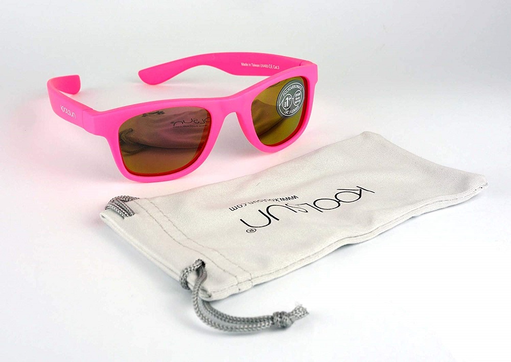 Saulesbrilles bērniem Koolsun Wave Neon Pink