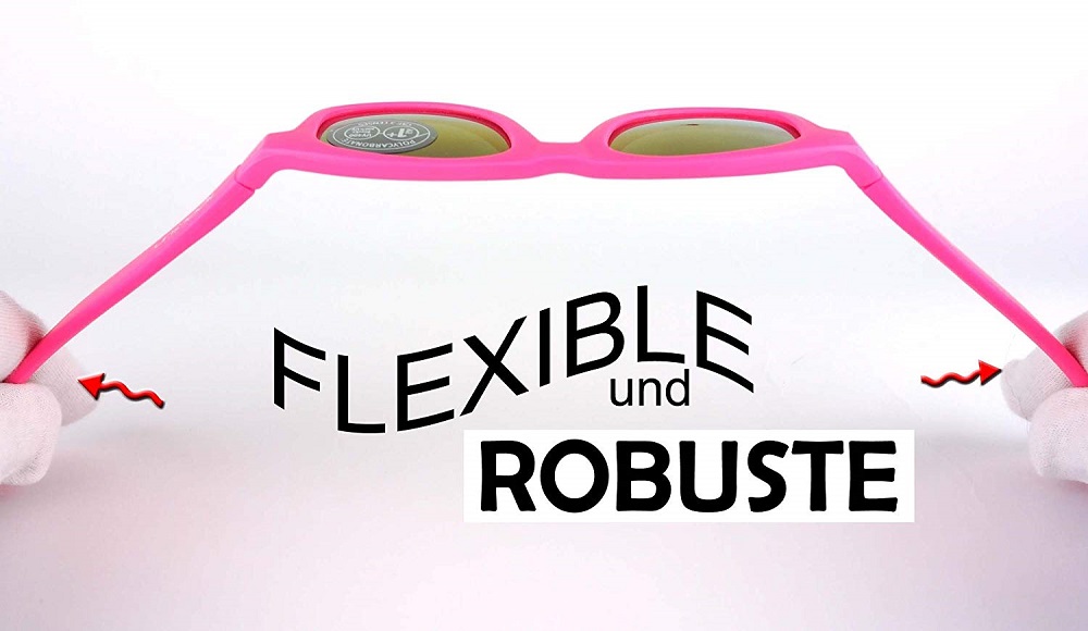 Saulesbrilles bērniem Koolsun Wave Neon Pink