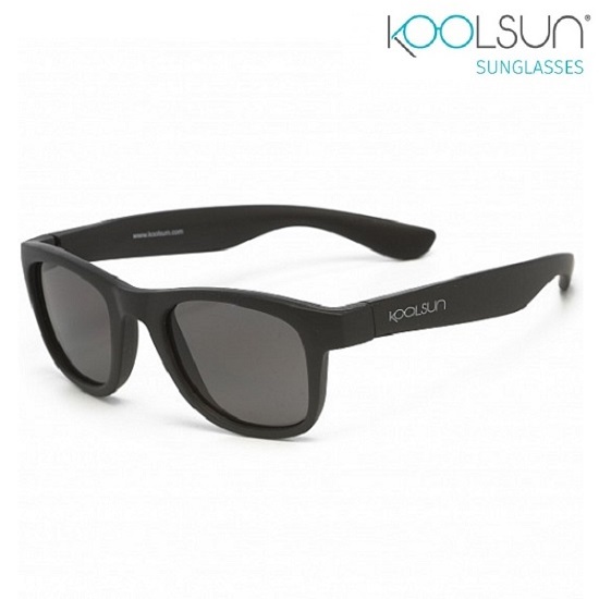 Saulesbrilles bērniem Koolsun Wave Matte Black