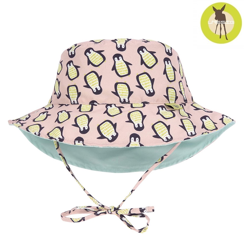 Saules cepure zīdaiņiem un bērniem Lässig Pink Penguin