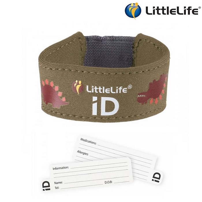 Bērnu iD rokassprādze LittleLife Dino