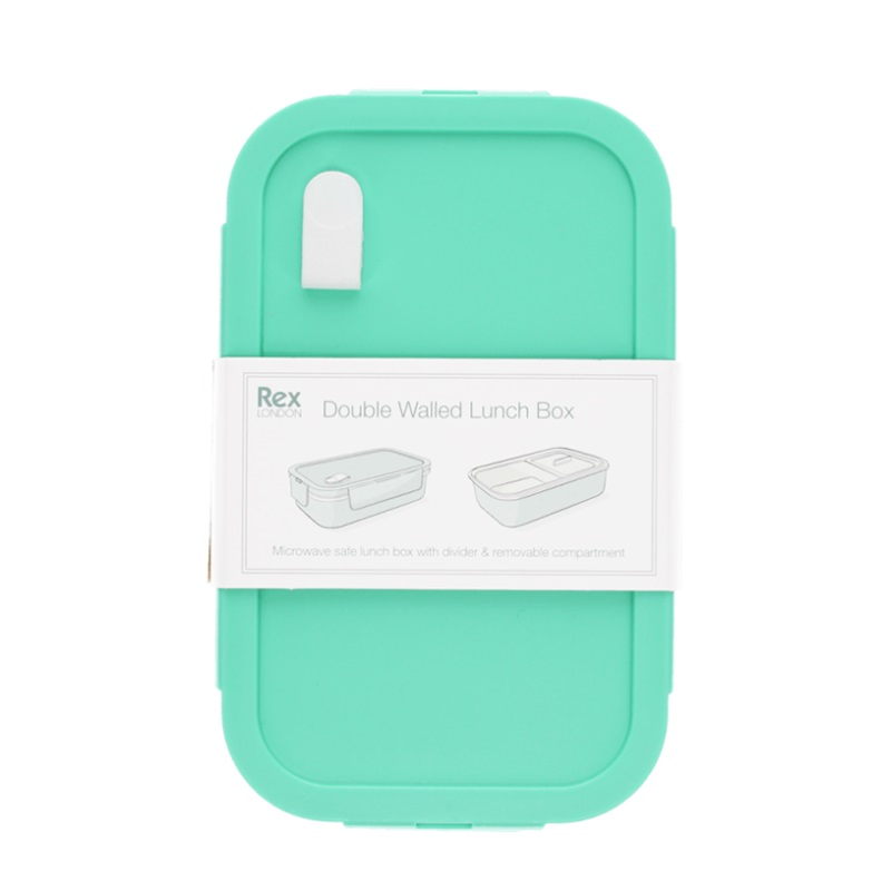 Pusdienu kārba bērniem - Rex London Lunch Box Aqua