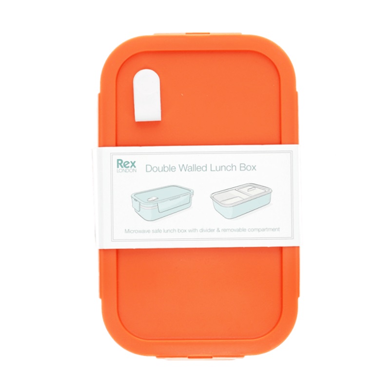 Pusdienu kārba bērniem - Rex London Lunch Box Orange
