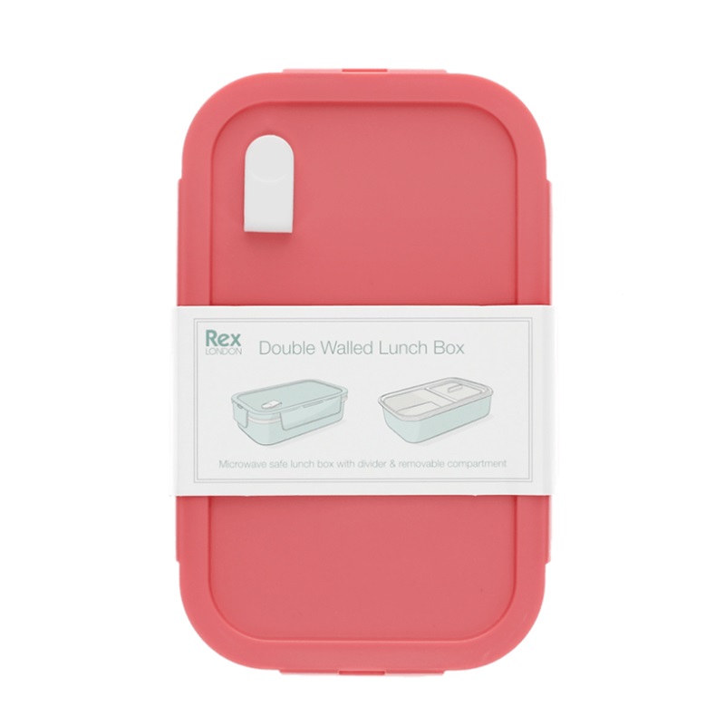 Pusdienu kārba bērniem - Rex London Lunch Box Rose Pink