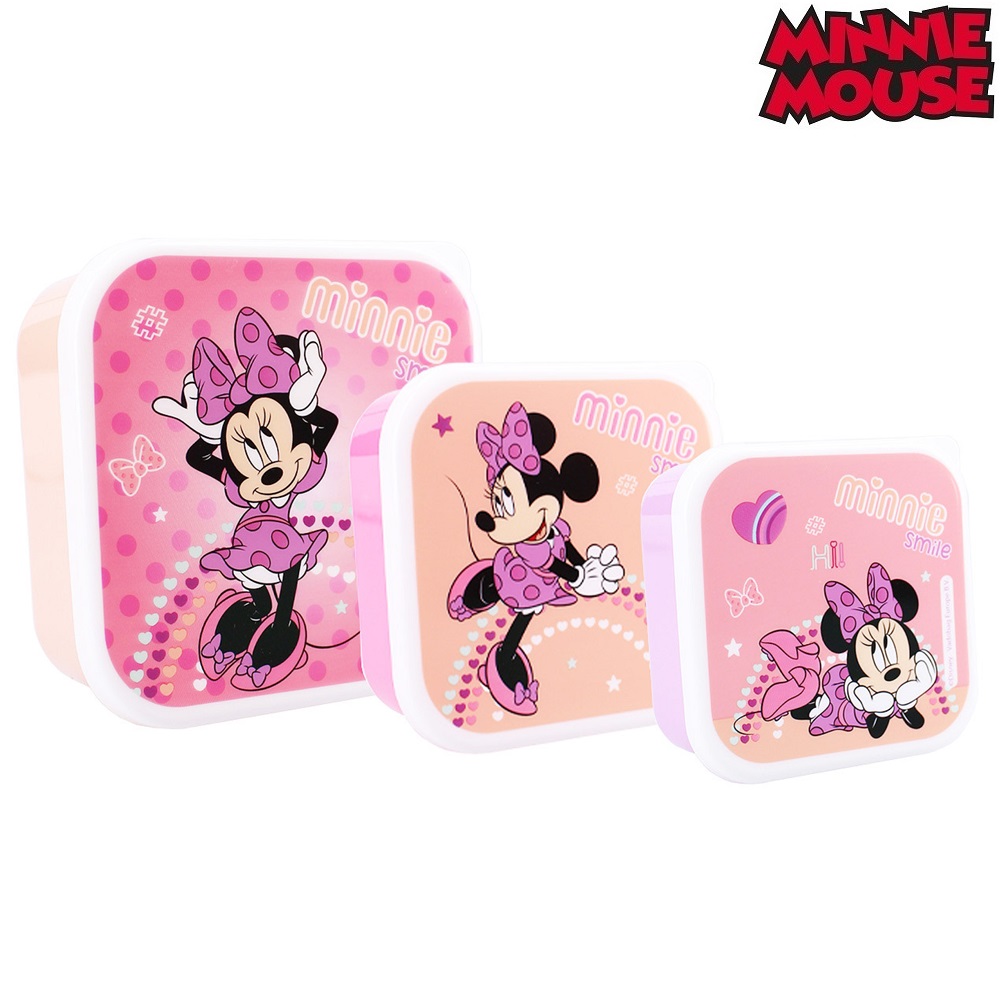 Bērnu uzkodu kastes Minnie Mouse Fresh Bites