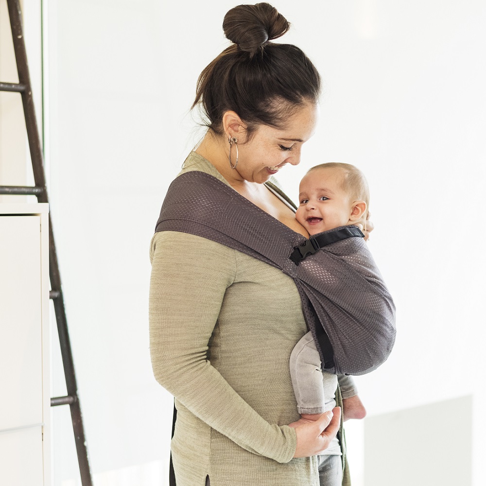 Zīdaiņu slings Minimonkey Mini Sling Grey