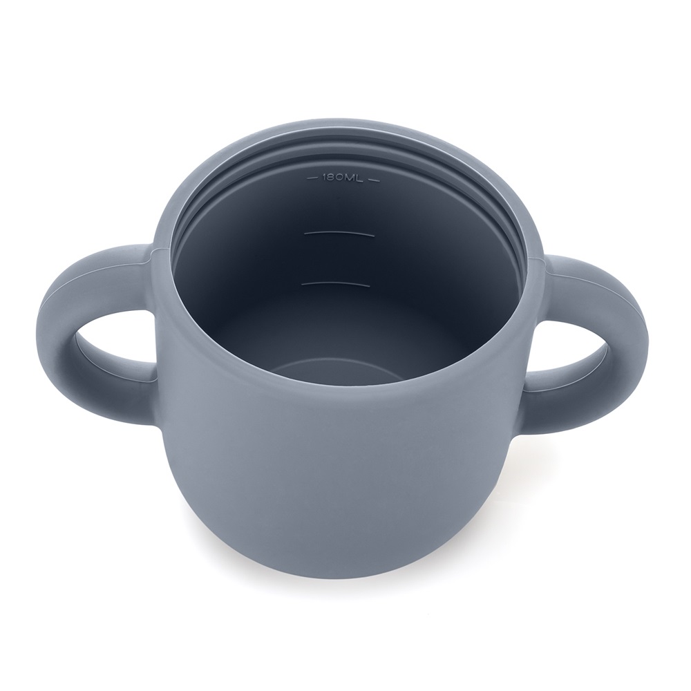 Krūze un uzkodu burka 2-in-1 bērniem Reer Snackcup Blue