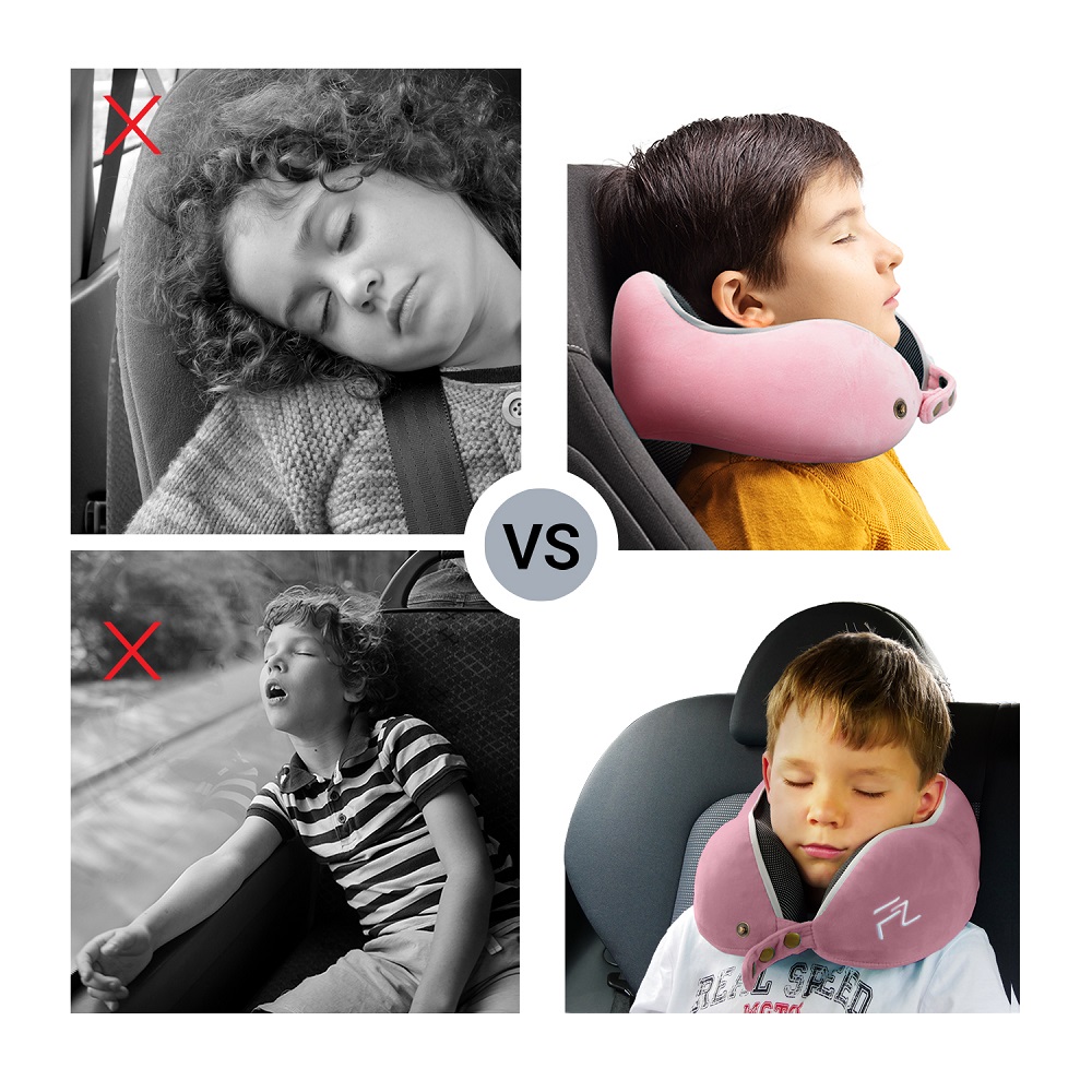 Kakla spilvens bērniem Comfy Kids Pink