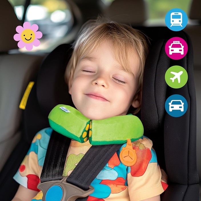 Bērnu kakla spilvens - Trunki Yondi Dudley Dino