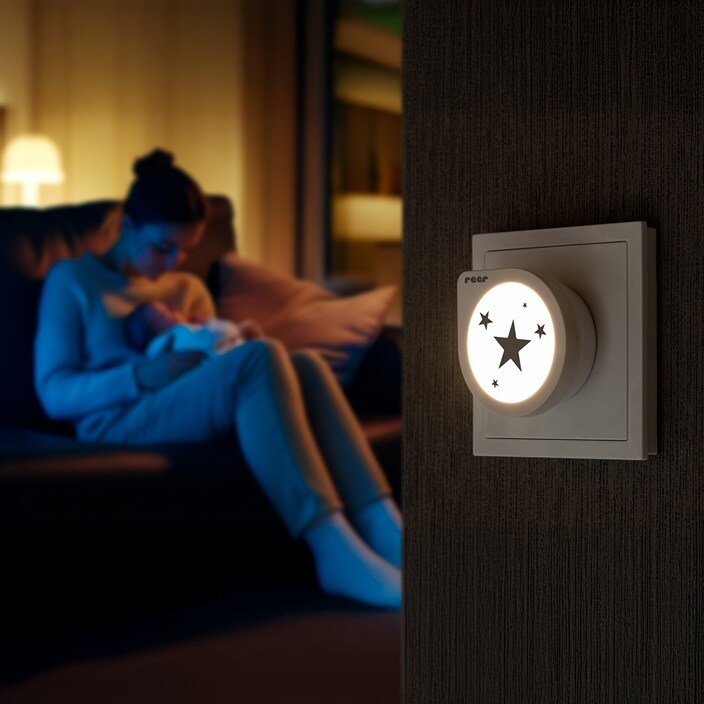Bērnu naktslampiņa – Reer NightGuide Star