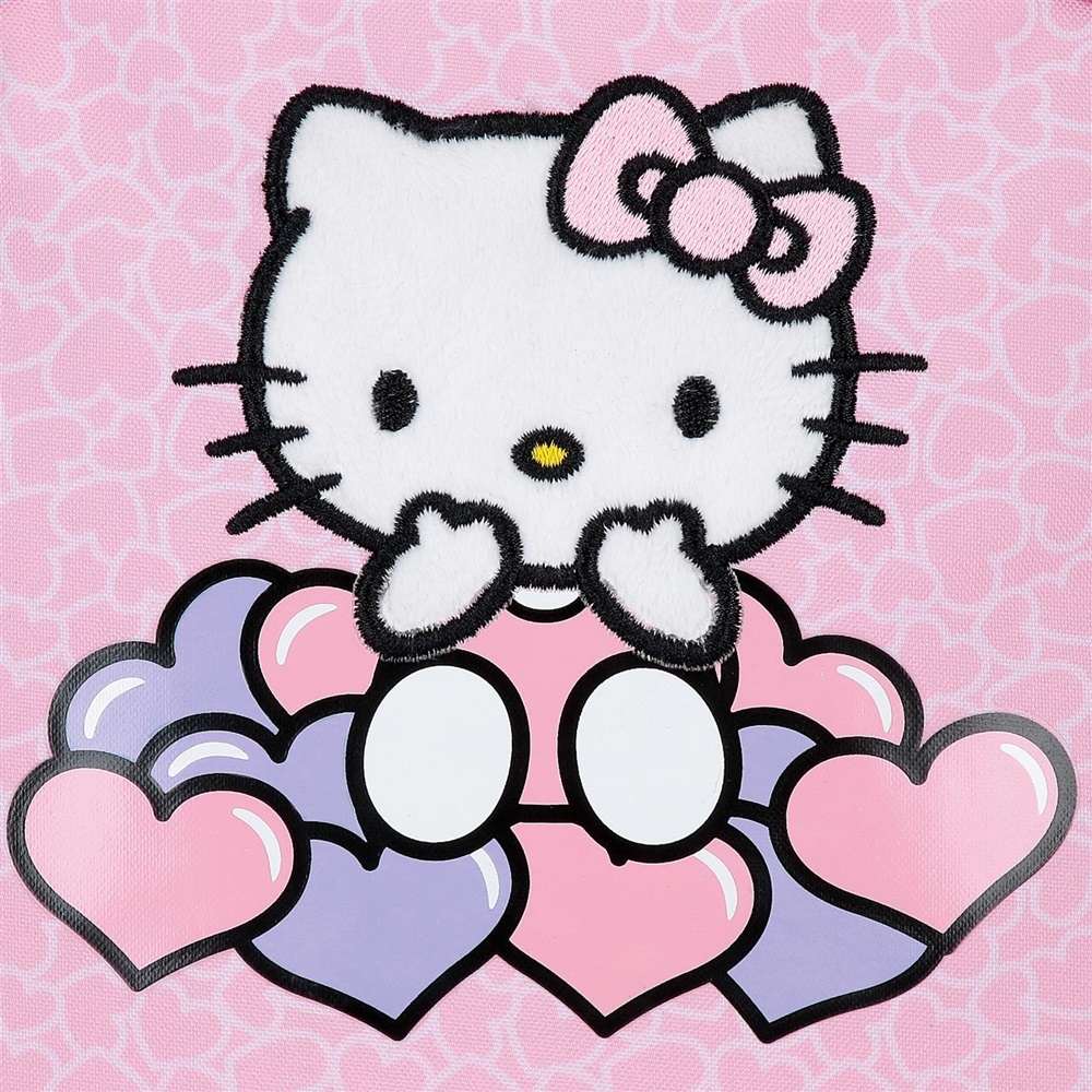 Bērnu tualetes piederumu soma Hello Kitty Hearts and Dots