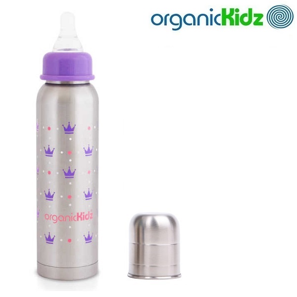 Termiskā bērnu pudelīte OrganicKidz Posh