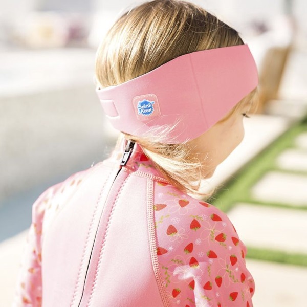 Ausu lente bērniem peldēšanai SplashAbout Ear Band Pink