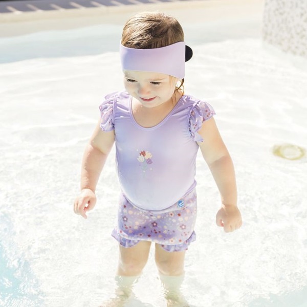 Ausu lente bērniem peldēšanai SplashAbout Ear Band Purple