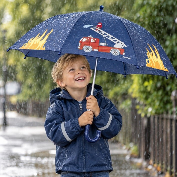 Bērnu lietussargs – Playshoes Fire Truck