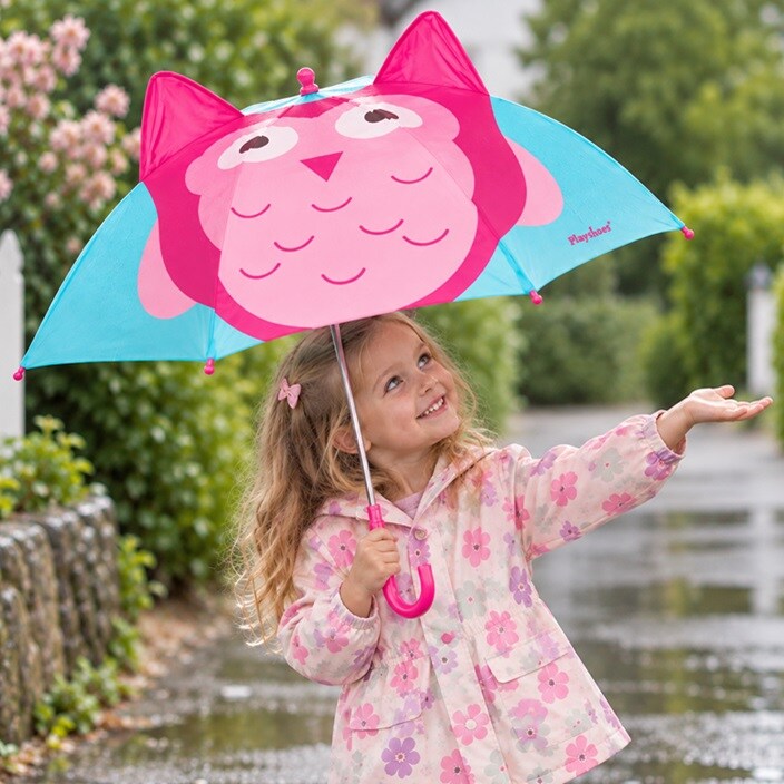 Bērnu lietussargs – Playshoes Owl 3D