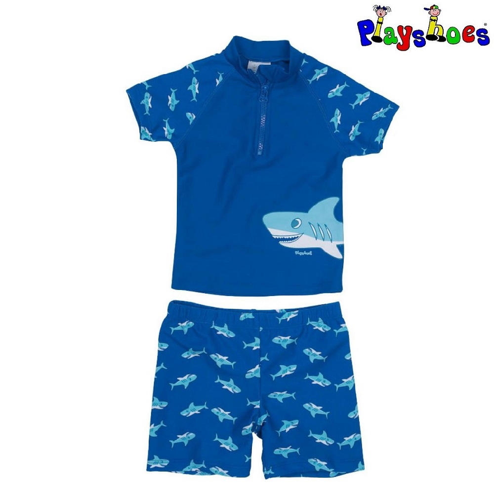 Bērnu UV krekls un peldbikses (set) Playshoes Shark