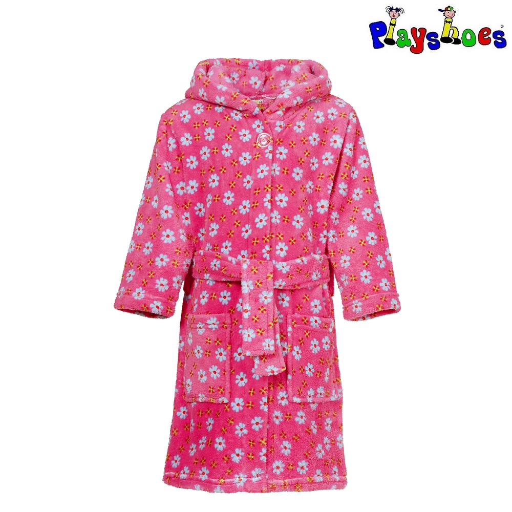 Bērnu peldmētelis Playshoes Flowers