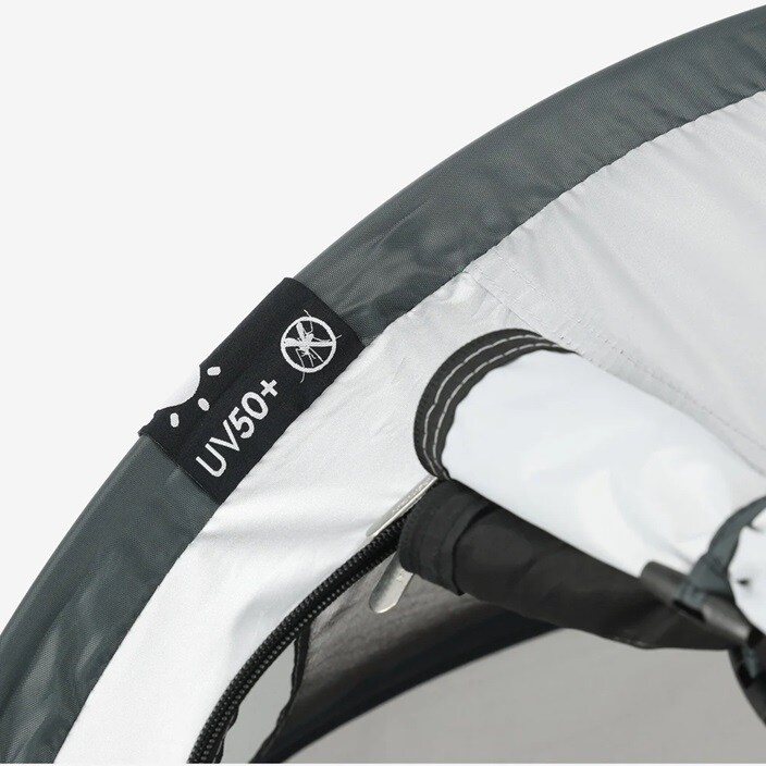 Ceļojumu gultiņa - Deryan Toddler Luxe Silver