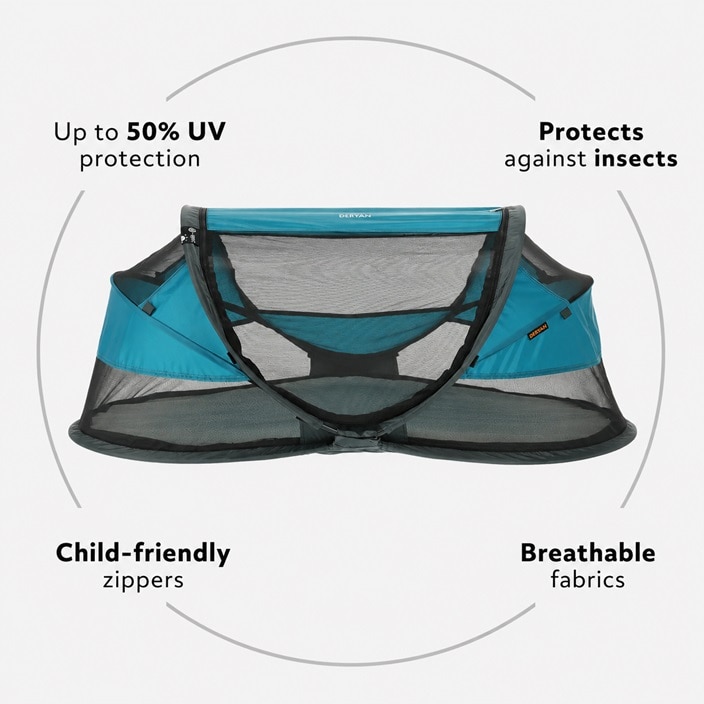 Ceļojumu gultiņa - Deryan Baby Luxe Ocean