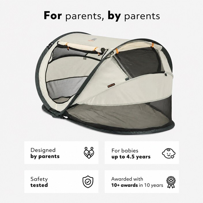 Ceļojumu gultiņa - Deryan Toddler Luxe Cream