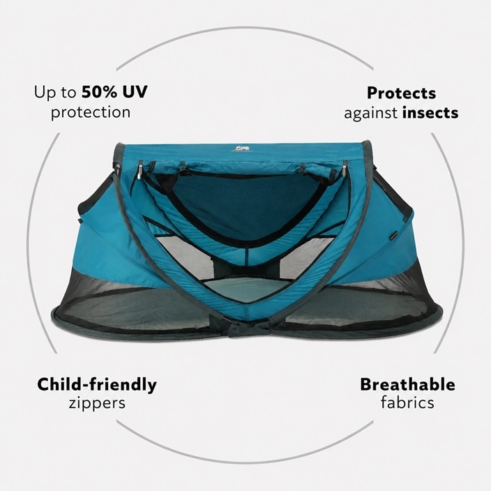 Ceļojumu gultiņa - Deryan Toddler Luxe Ocean