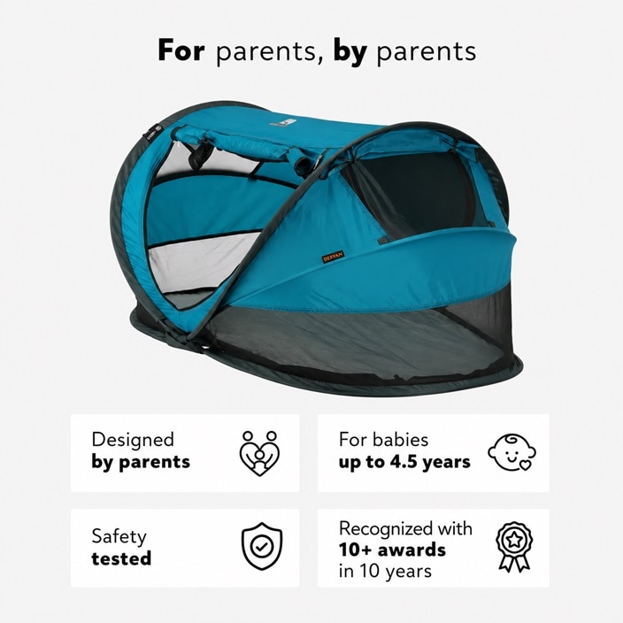 Ceļojumu gultiņa - Deryan Toddler Luxe Ocean