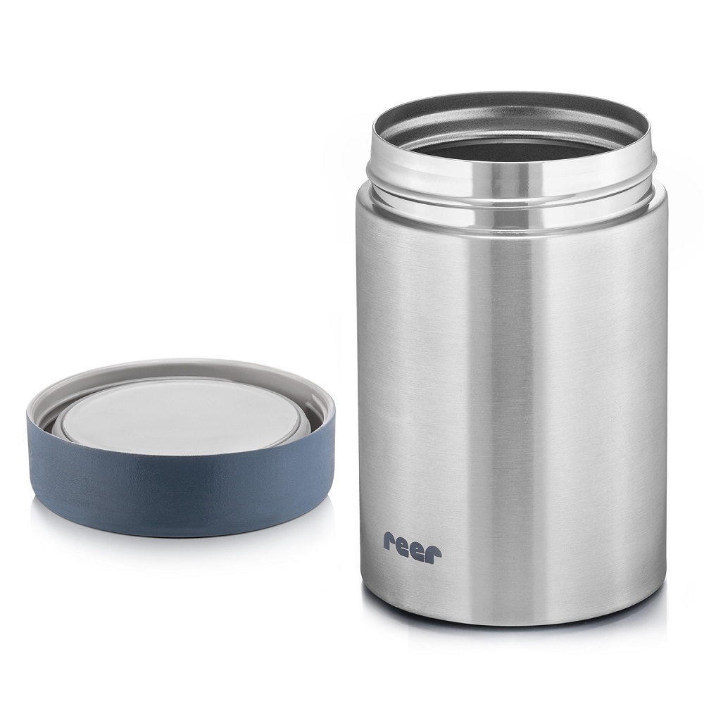 Pārtikas termoss Reer Pure Stainless Grey