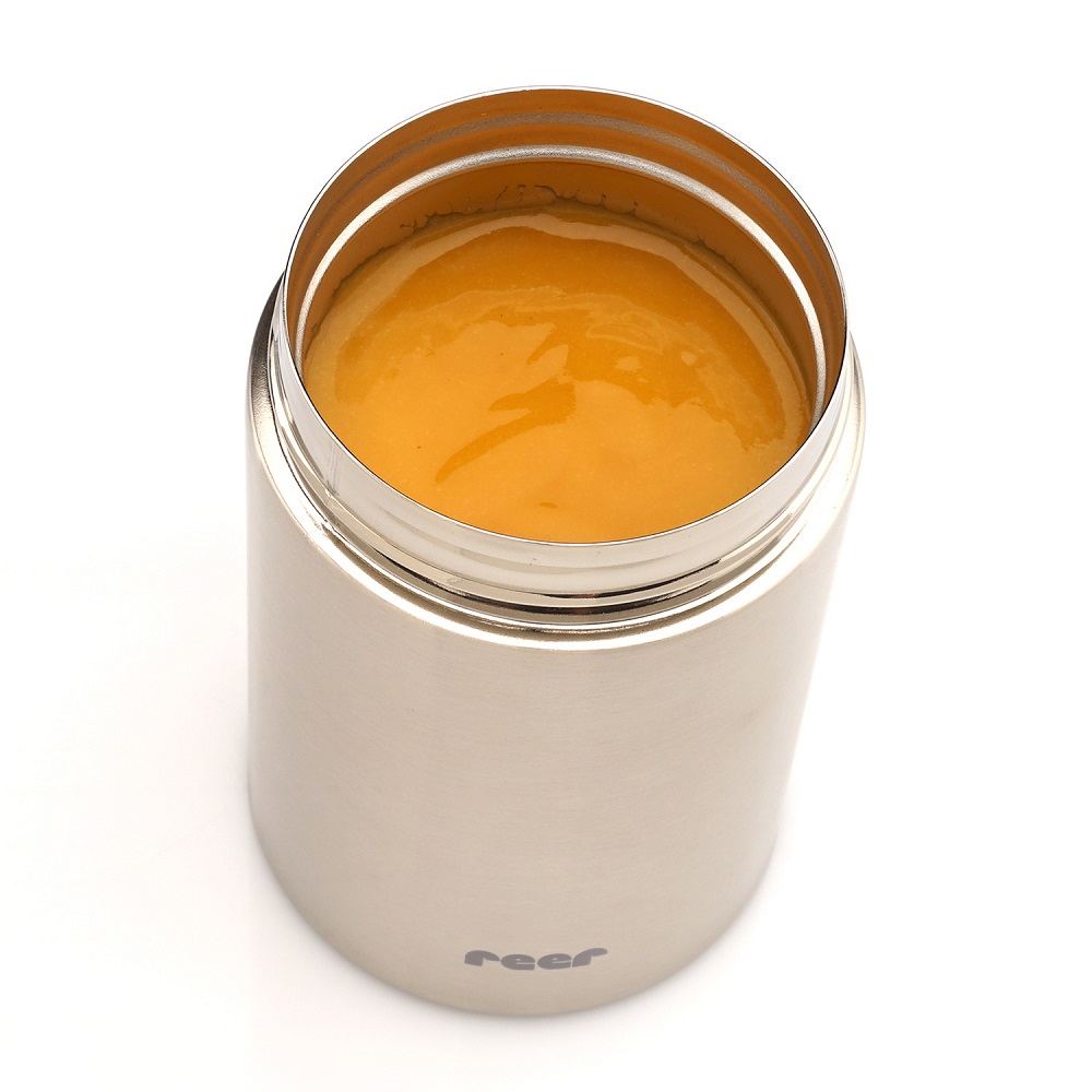 Pārtikas termoss Reer Pure Stainless Grey