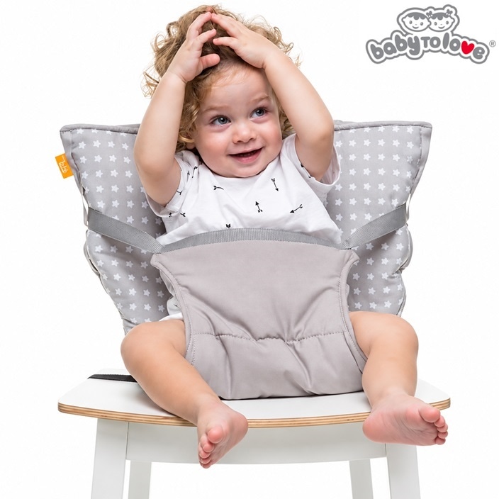 Ceļojumu sēdeklītis bērniem – Baby To Love White Stars