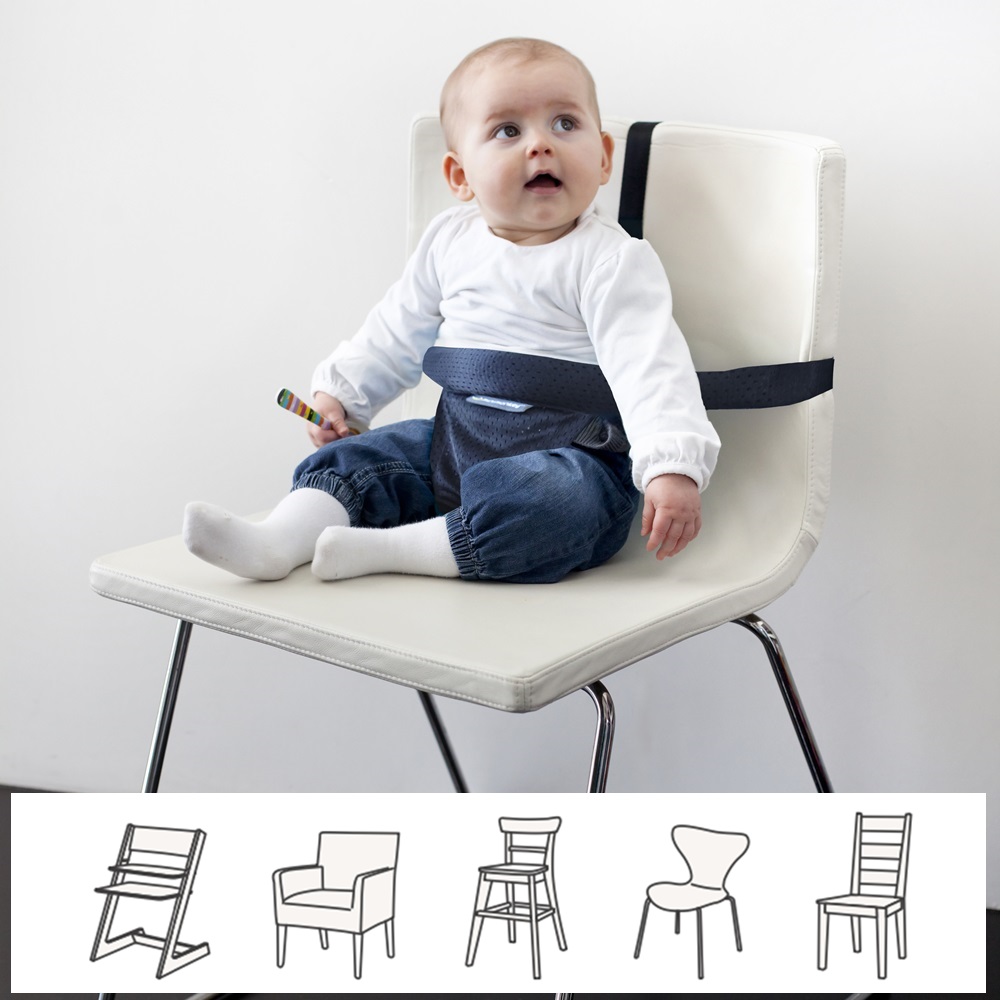 Barošanas krēsliņš ceļojumiem - Minimonkey Pocket Black