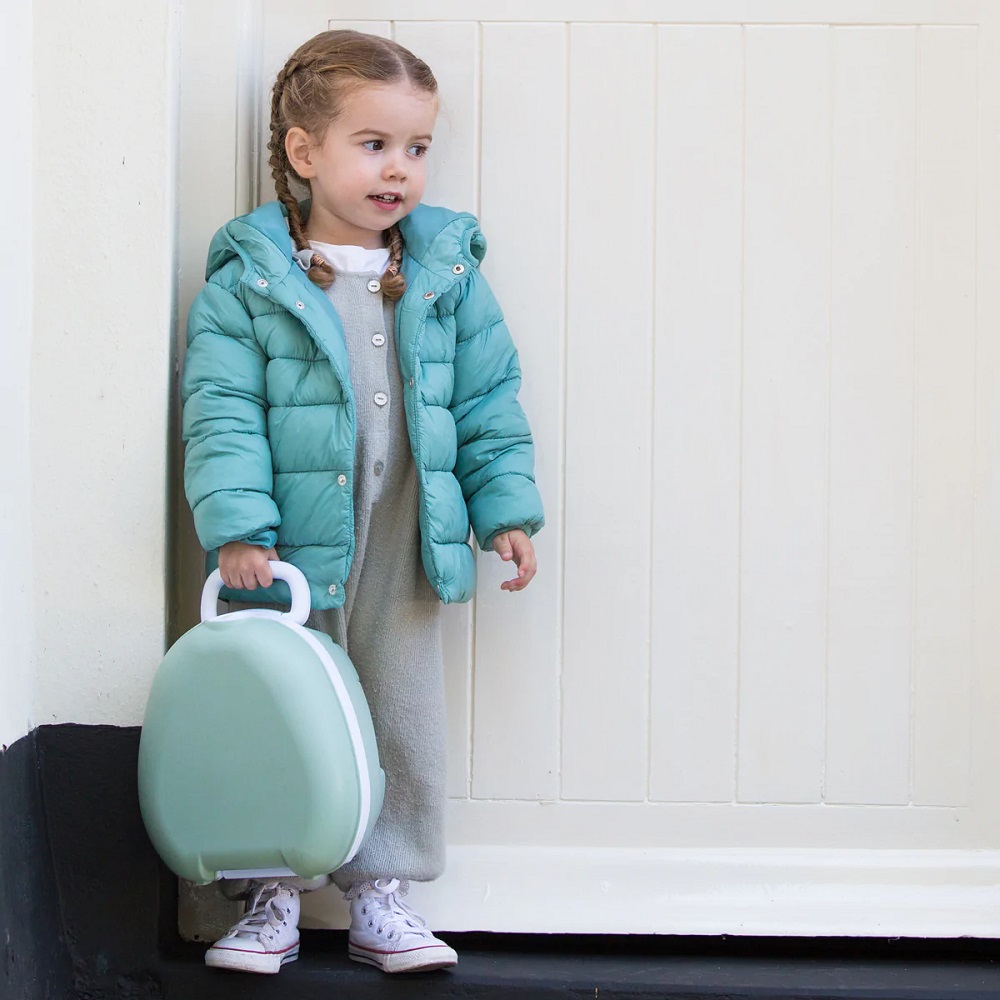 Nešiojami naktipuodžiai My Carry Potty Green Pastel