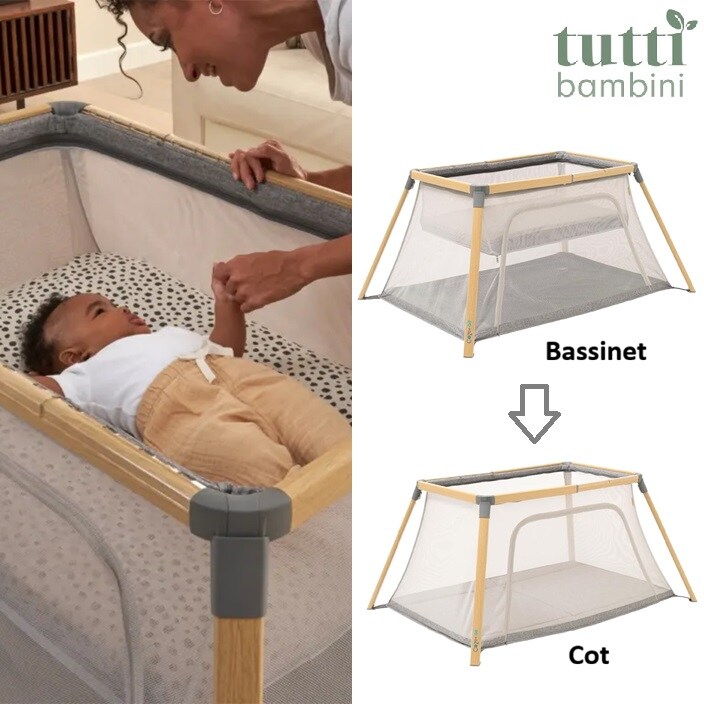 Ceļojumu gultiņa bērniem Tutti Bambini CoZee Go 3-in-1